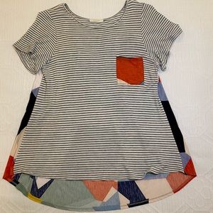 Multicolored Geometric High/Low Top